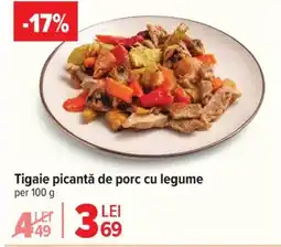 Carrefour Tigaie picantă de porc cu legume Ofertă