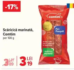 Carrefour Scǎricică marinată, Comtim Ofertă