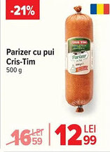 Carrefour Parizer cu pui Cris-Tim Ofertă