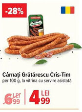 Carrefour Cârnaţi Grătărescu Cris-Tim Ofertă