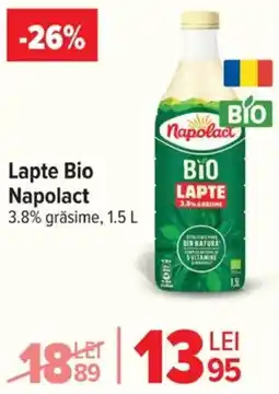 Carrefour Lapte Bio Napolact Ofertă