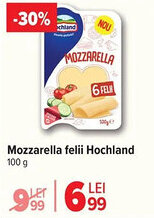 Carrefour Mozzarella felii Hochland Ofertă