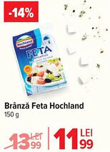 Carrefour Brânză Feta Hochland Ofertă