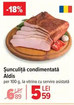 Carrefour Şunculiță condimentată Aldis Ofertă