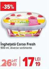 Carrefour Îngheţată Corso Fresh Ofertă