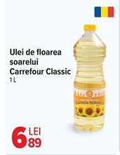 Carrefour Ulei de floarea soarelui Carrefour Classic Ofertă