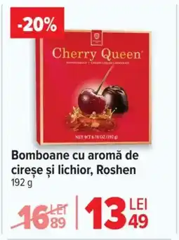 Carrefour Bomboane cu aromă de cireșe și lichior, Roshen Ofertă