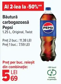 Carrefour Băutură carbogazoasă Pepsi Ofertă