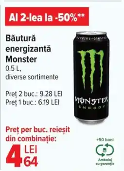 Carrefour Băutură energizantă Monster Ofertă