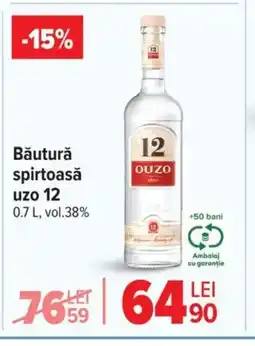 Carrefour Băutură spirtoasă uzo 12 Ofertă