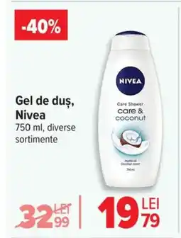 Carrefour Gel de duş, Nivea Ofertă