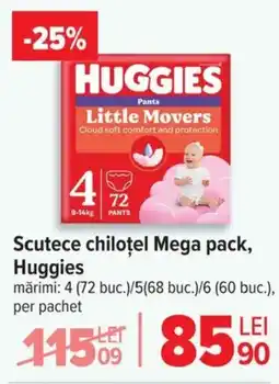 Carrefour Scutece chiloţel Mega pack, Huggies Ofertă