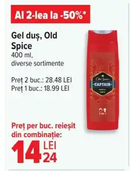 Carrefour Gel duş, Old Spice Ofertă