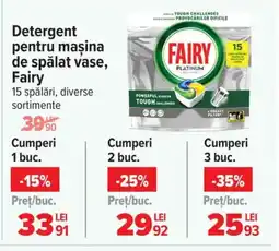 Carrefour Detergent pentru maşina de spălat vase, Fairy Ofertă