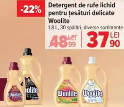 Carrefour Detergent de rufe lichid pentru țesături delicate Woolite Ofertă