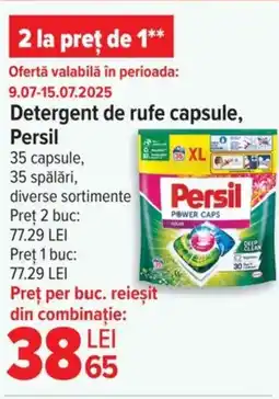 Carrefour Detergent de rufe capsule, Persil Ofertă