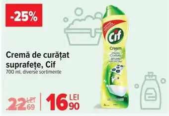Carrefour Cremă de curățat suprafeţe, Cif Ofertă