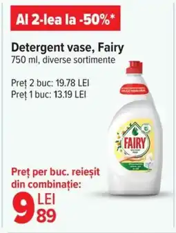 Carrefour Detergent vase, Fairy Ofertă