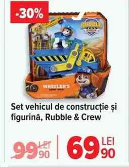Carrefour Set vehicul de construcție și figurinǎ, Rubble & Crew Ofertă