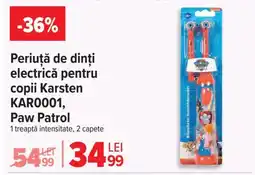 Carrefour Periuţă de dinți electrică pentru copii Karsten KAR0001, Paw Patrol Ofertă