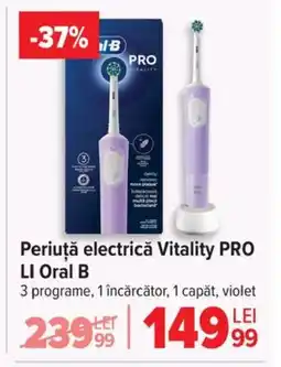 Carrefour Periuţă electrică Vitality PRO LI Oral B Ofertă
