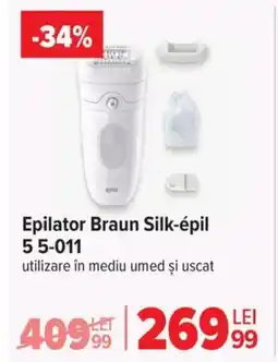 Carrefour Epilator Braun Silk-épil 5 5-011 Ofertă