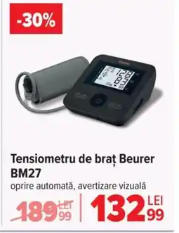 Carrefour Tensiometru de brat Beurer BM27 Ofertă