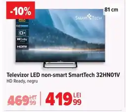 Carrefour Televizor LED non-smart SmartTech 32HN01V Ofertă