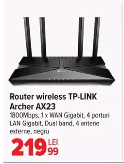 Carrefour Router wireless TP-LINK Archer AX23 Ofertă