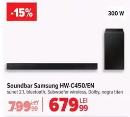 Carrefour Soundbar Samsung HW-C450/EN Ofertă
