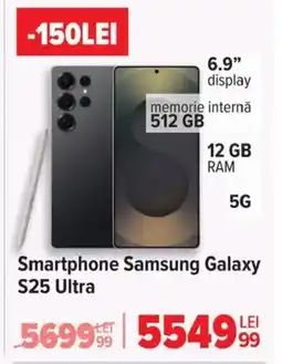 Carrefour Smartphone Samsung Galaxy S25 Ultra Ofertă