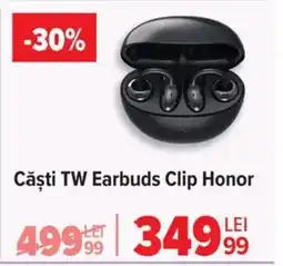 Carrefour Căşti TW Earbuds Clip Honor Ofertă