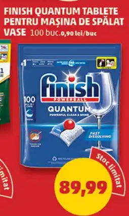 Penny FINISH Quantum tablete pentru mașina de spălat vase Ofertă