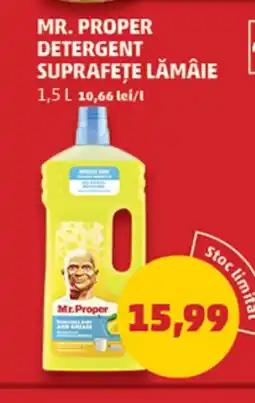 Penny MR. PROPER Detergent suprafețe lămâie Ofertă