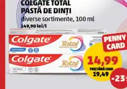 Penny COLGATE Total pastă de dinti Ofertă