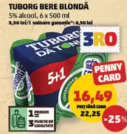 Penny TUBORG Bere blondă Ofertă