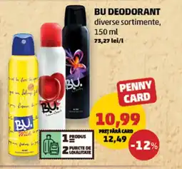 Penny BU Deodorant Ofertă