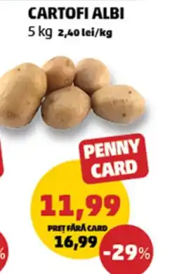 Penny Cartofi albi Ofertă