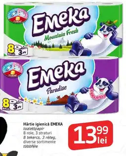 Supeco Hârtie igienicǎ EMEKA toalettpapír Ofertă