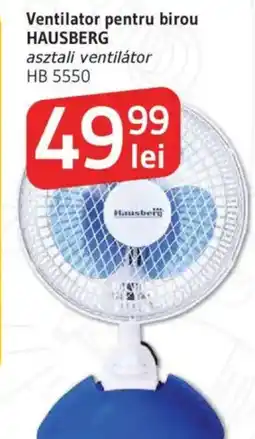 Supeco Ventilator pentru birou HAUSBERG Ofertă
