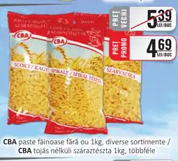CBA CBA paste făinoase fără ou Ofertă