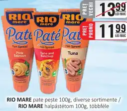CBA RIO MARE pate peşte Ofertă