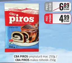 CBA CBA PIROS umplutură mac Ofertă
