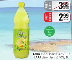 CBA LARA suc cu lămâie 40% Ofertă