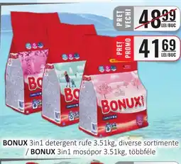 CBA BONUX 3in1 detergent rufe Ofertă
