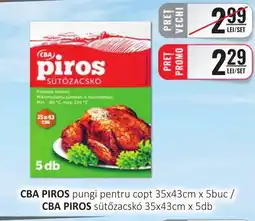 CBA CBA PIROS pungi pentru copt Ofertă
