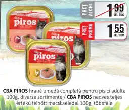 CBA CBA PIROS hrană umedă completă pentru pisici adulte Ofertă