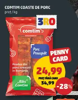 Penny Comtim coaste de porc Ofertă