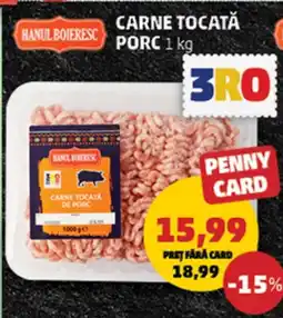 Penny Carne tocată porc Ofertă