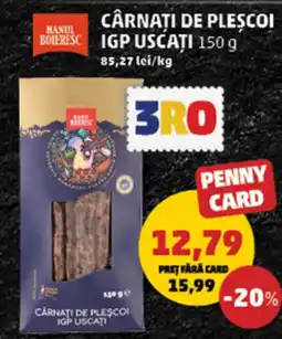 Penny Cârnati de plescoi igp uscati Ofertă